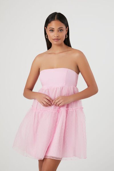 Strapless Bow Fit & Flare Dress | Forever 21