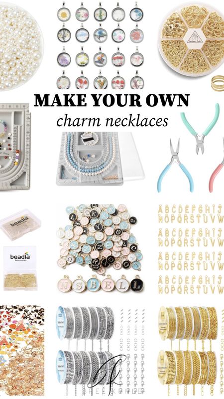 Charm necklaces  make your own jewelry 

#LTKfindsunder50