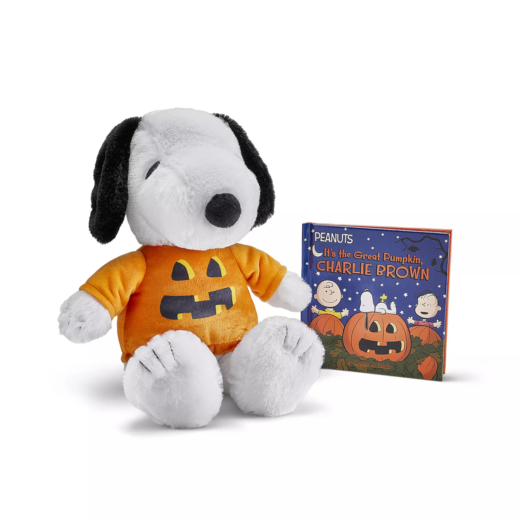 Kohl's Cares® Peanuts Snoopy Pumpkin Plush Toy and Book Bundle | Kohl's