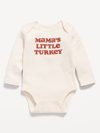 Long-Sleeve Unisex Graphic Bodysuit for Baby | Old Navy (US)