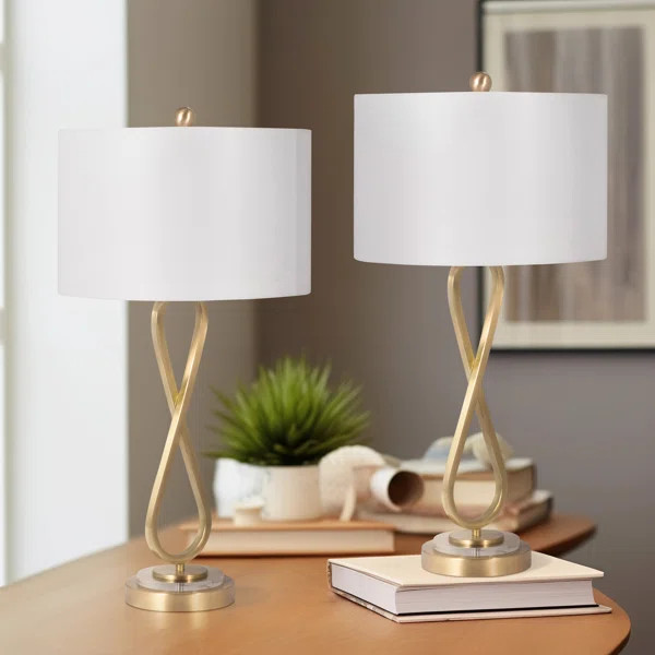 Azurine Metal Table Lamp (Set of 2) | Wayfair North America