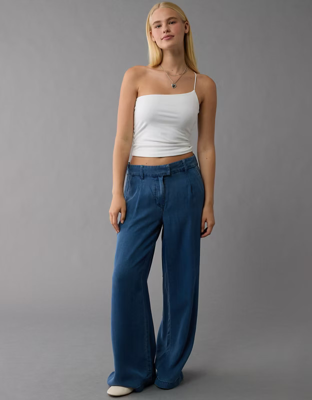 AE One Shoulder Bungee Tank Top | American Eagle Outfitters (US & CA)