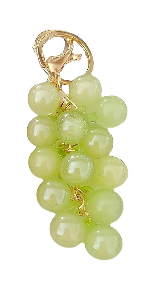 Grape Keychain，Purple Bag Charm，Fruit Bag CharmPurple, Purse Charm | Amazon (US)