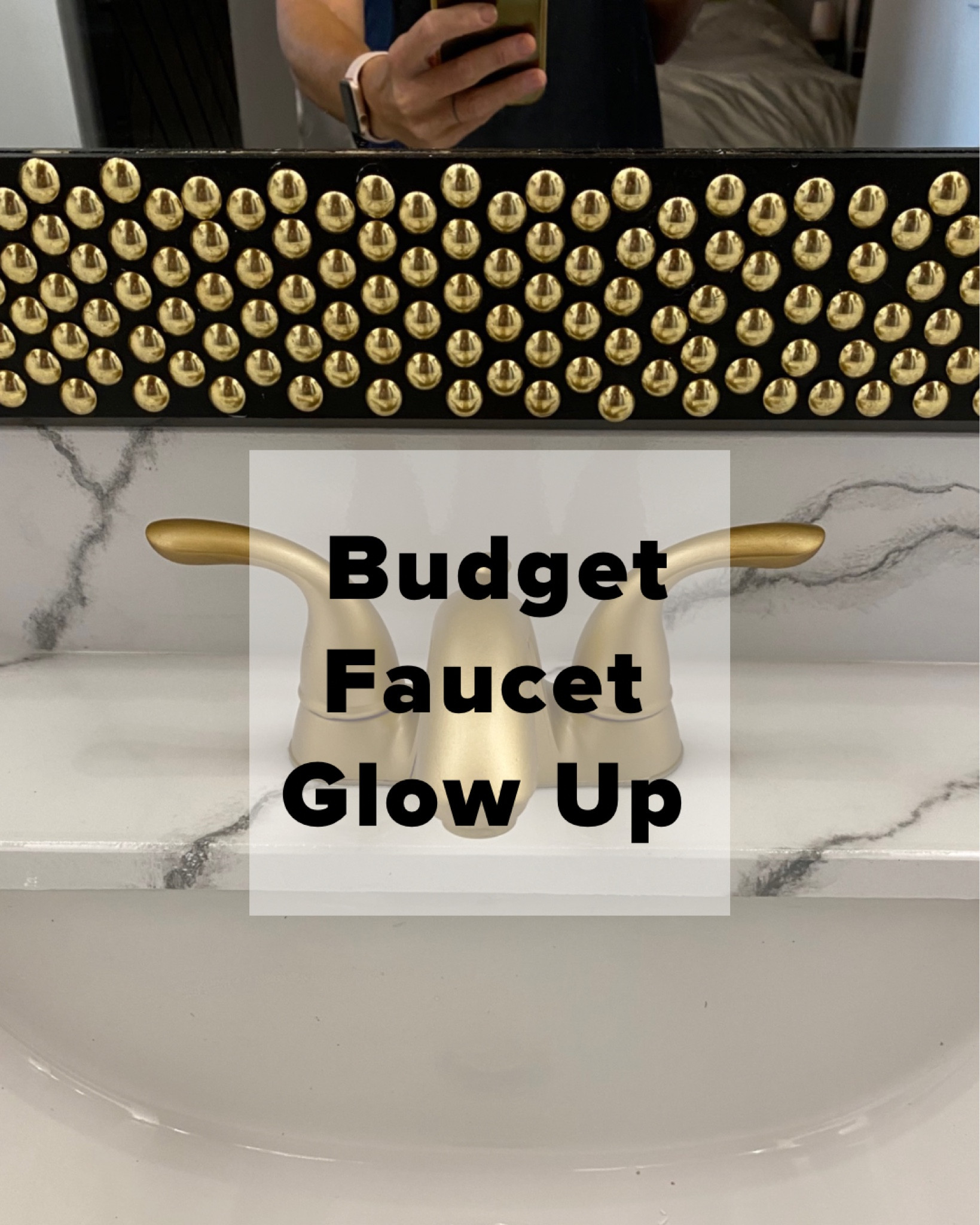 Budget friendly faucet glow up using just spray paint! 

#LTKhome