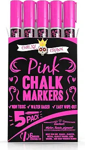 CHALKY CROWN Liquid Chalk Marker Pen - Dry Erase Marker - Chalk Markers for Chalkboard Signs, Win... | Amazon (US)