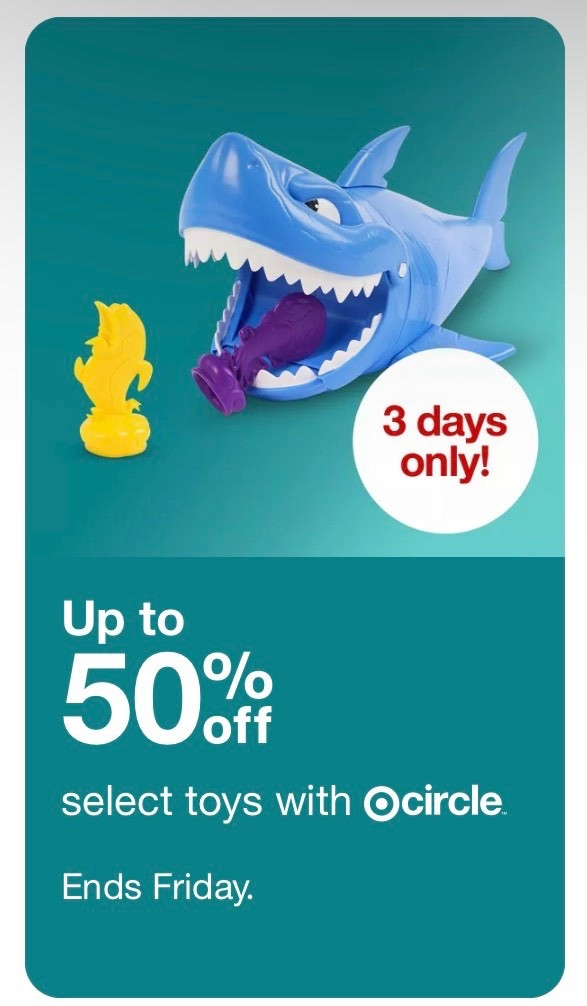 Up to 50% off toys at target!

Bluey. Paw patrol. Action figures. Dolls. Toddler. Baby. Kids. 

#LTKKids #LTKSaleAlert #LTKBaby