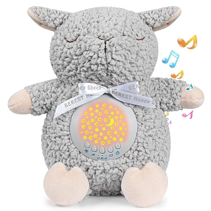 BEREST Baby Sleep Soother Sleepy Sheep, Mom's Heartbeat Lullabies & Shusher Baby Sound Machine, N... | Amazon (US)