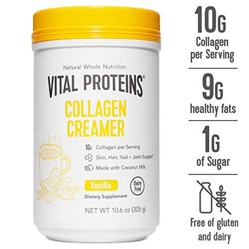 Vital Proteins Collagen Coffee Creamers - No Dairy, Low Sugar, Powdered (Vanilla) | Amazon (US)