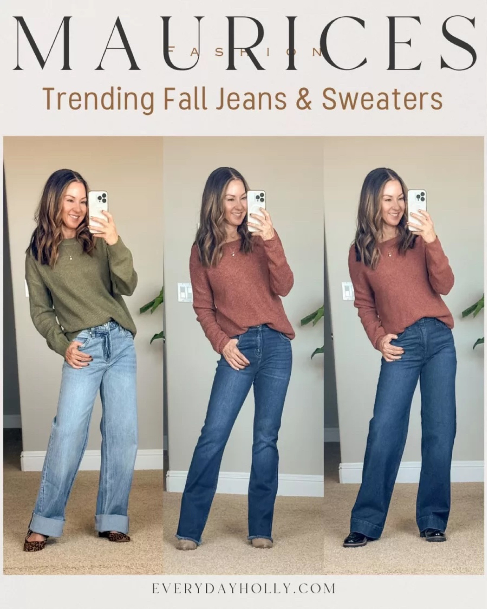 Fall Sweaters and Jeans

For reference: I’m 5’1”, 109lbs 

KanCan High Rise Cuffed Wide Leg Jean 24 Reg KanCan High Rise Curvy Double Button Bootcut Jean 25 Short Dark High Rise Wide Leg Jean 0 Short Cabled Dells Sweater XS in Olive Tree Boat Neck Sweater XS Coconut Seed Most of maurices jeans come in sizes zero through 24 in short, regular and long And sometimes extra short and extra long. Fall outfits, fall, sweaters, fall, jeans, wide leg, jeans, straight leg, jeans, bootcut denim, petite, friendly jeans. Everyday Holly

#LTKover40 #LTKstyletip #LTKSeasonal