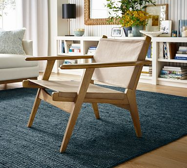 Cabot Leather Armchair | Pottery Barn (US)