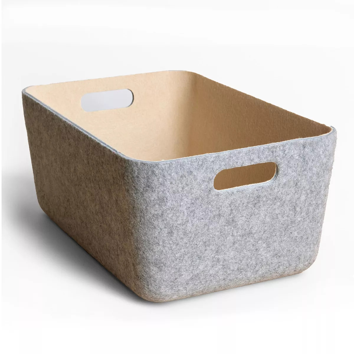 Folden Lane Molded Felt Basket - Large Light Grey | Kohl's