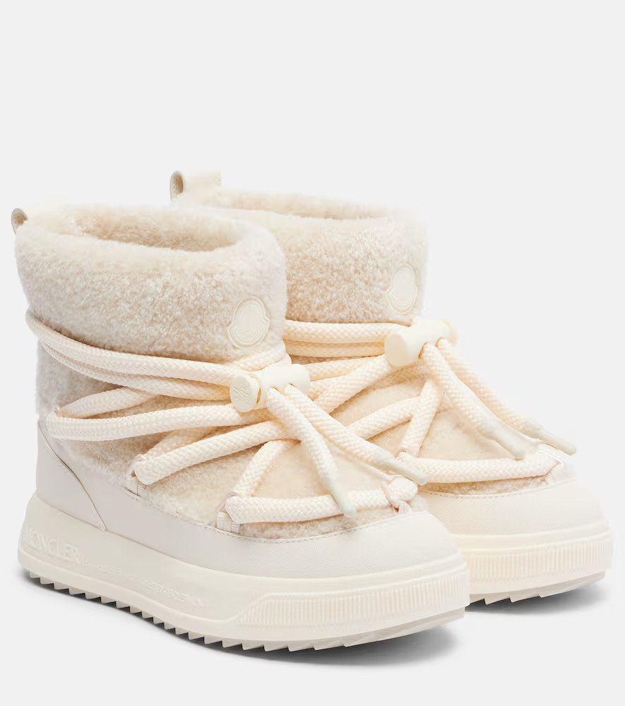 Moncler Schneestiefel Moncler Altive aus Teddyfleece | Mytheresa (DACH)