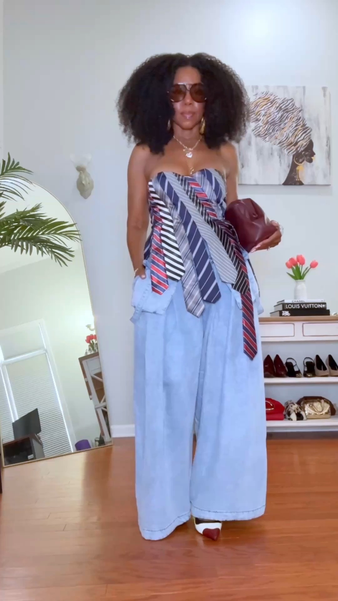 Y’all ate this look up the first time I posted! The pants are back in stock so here’s your chance to snag them before sizes disappear again. ✨ Wide leg, flowy and elevates every look.  Still giving effortless boho chic energy. 😍 

Linked the pants + full look in my LTK. 🤍

#LTKStyle #LTKFinds #AmazonFashion #WideLegPants #FashionOver50 #SpringStyle #RichAuntieStyle #EffortlessStyle #Over50Fashion #fyp

#LTKootd #LTKOver40