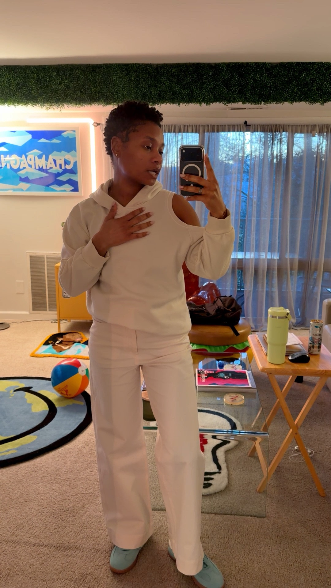 Y’all know I love a monochromatic look especially in my favorite color! I’m 5’4” wearing a small in the hoodie and a 4 in the jeans. My sneakers are a 9.5.

#LTKFindsUnder100 #LTKPetite #LTKSeasonal