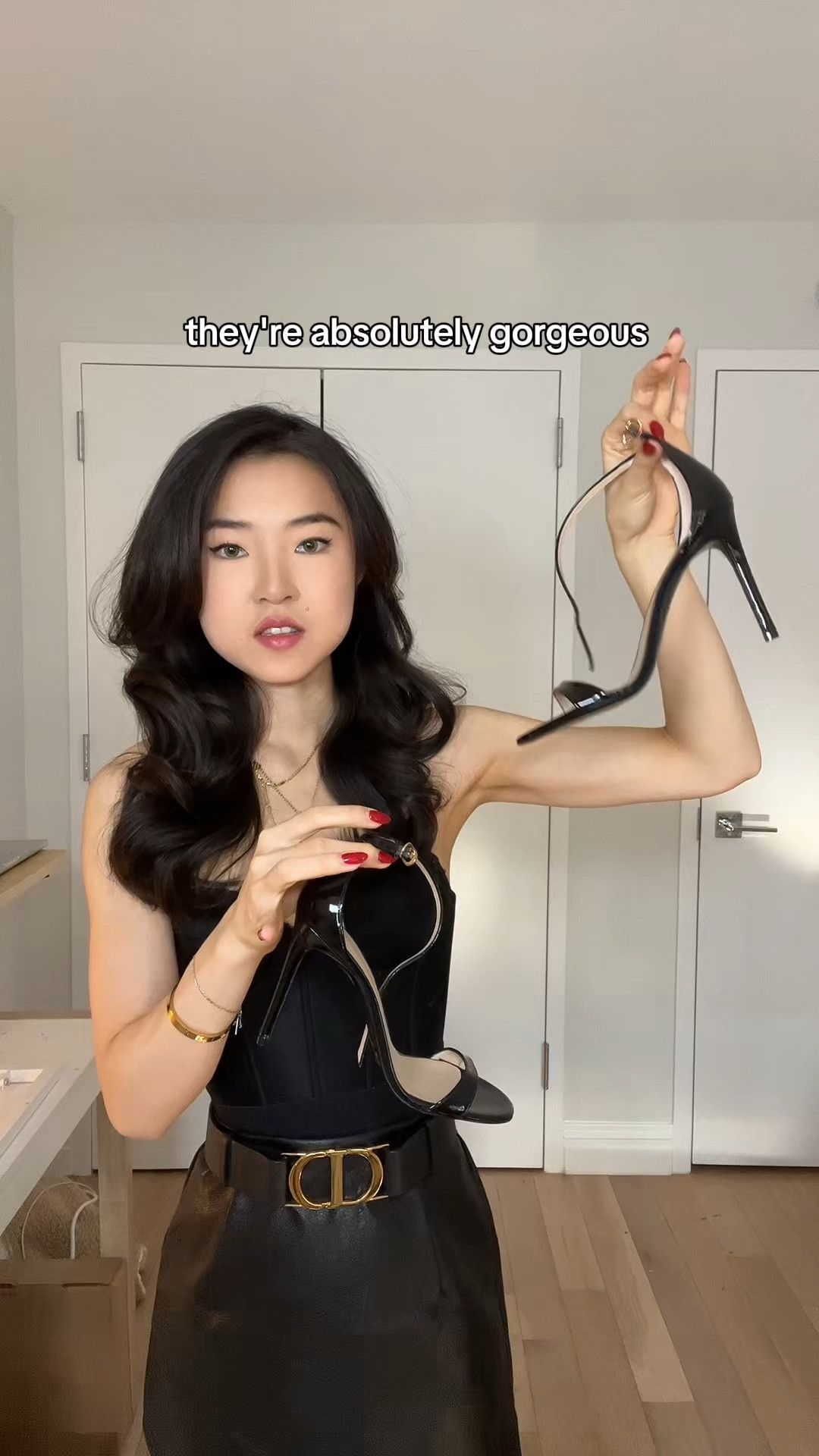 Black + red dinner look with my favorite SW shoes ☺️ 

#LTKStyleTip #LTKFindsUnder100 #LTKSeasonal