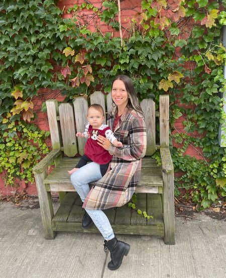 Had a great trip to Michigan and enjoyed this beautiful fall weather with my girl 🥰 wearing a small in the shacket for an oversized look. Let’s be friends 🤍 Insta @suttonstyleblog

casual style 
affordable  
amazon 
Baby
Fall
Boots

#LTKstyletip #LTKbaby #LTKshoecrush