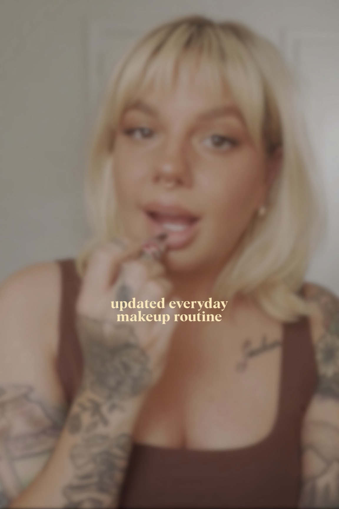 ESTÉE LAUDER DW - 3W1 
ELF BLUSH - SUAVE MAUVE
SACHEU LIP STAIN - NOOHDE
FENTY CONTOUR - MOCHA


#LTKStyleTip #LTKBeauty #LTKxelfCosmetics