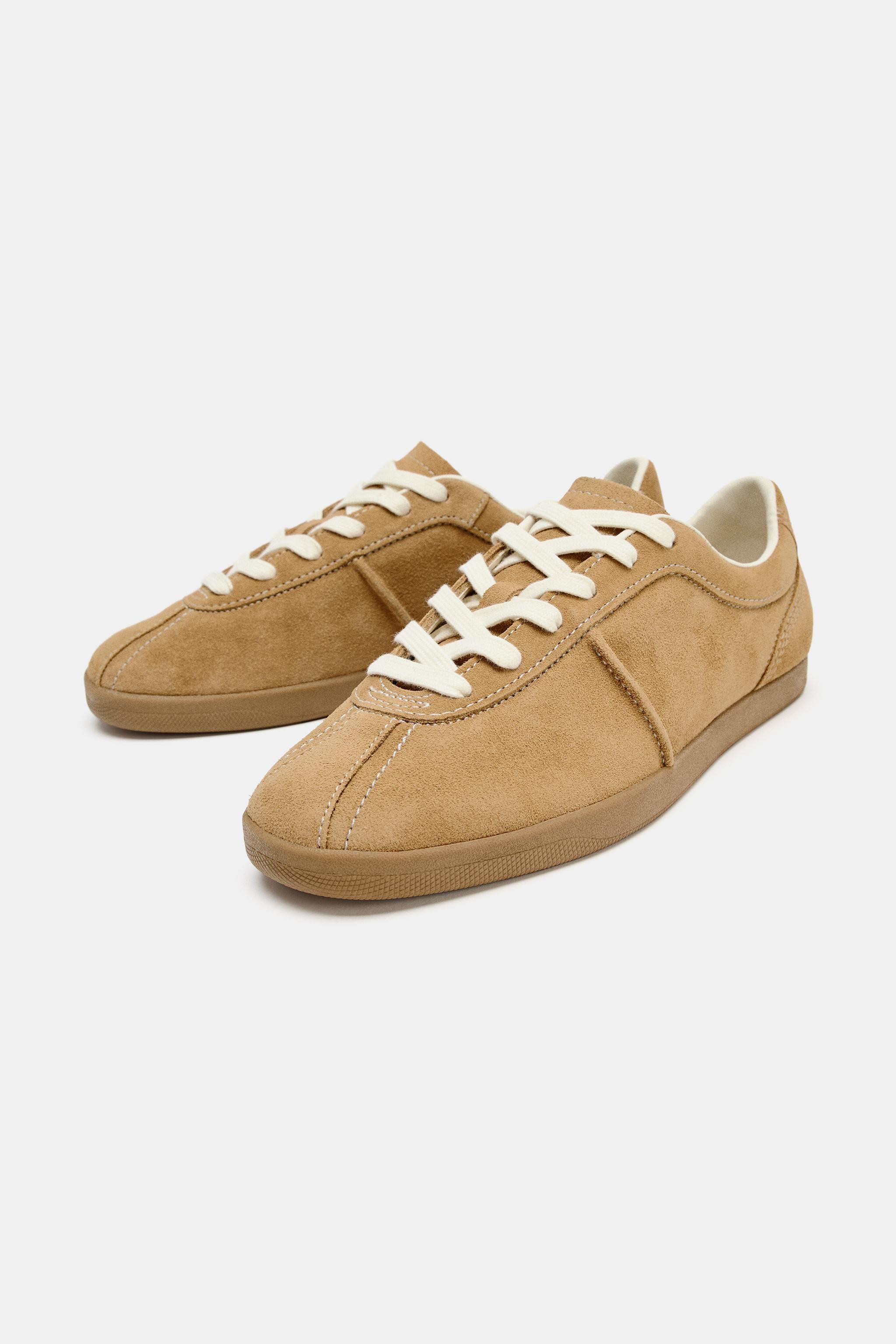 LEATHER TRAINERS | Zara UK