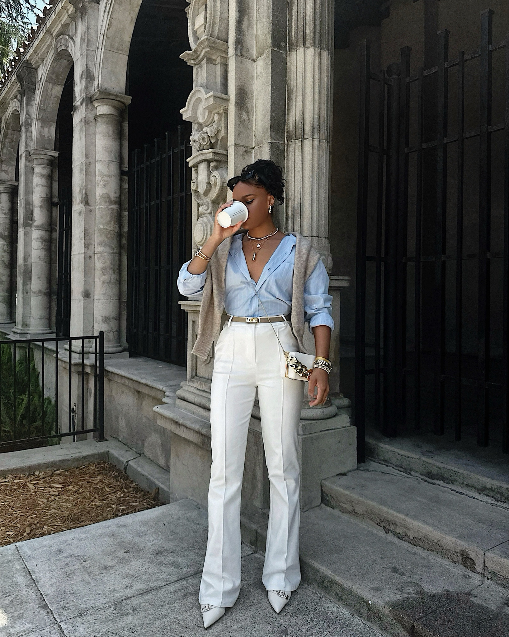 Classic Spring look🤍💙

#LTKSeasonal #LTKworkwear #LTKstyletip