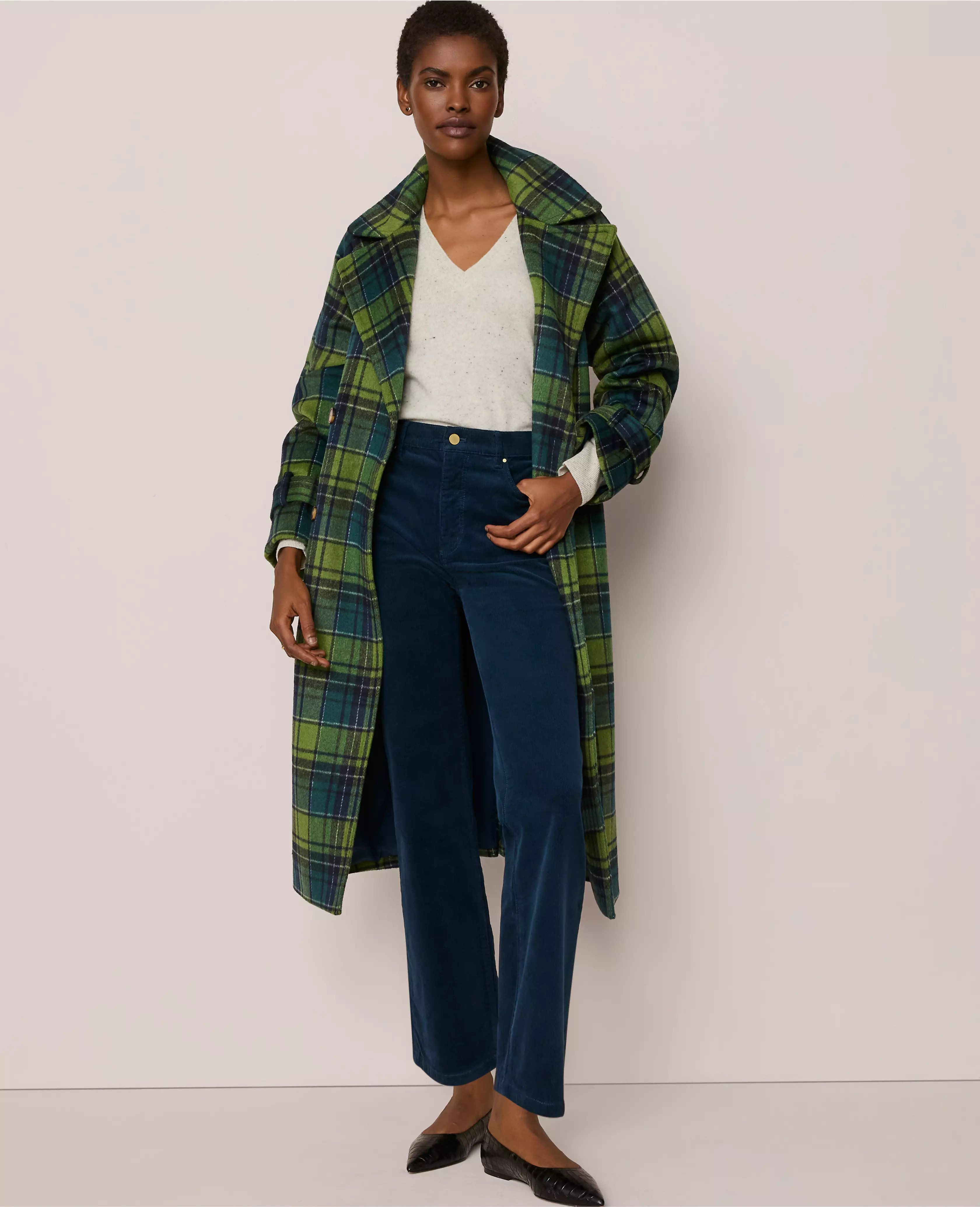 The High Rise Corduroy Pant | Ann Taylor