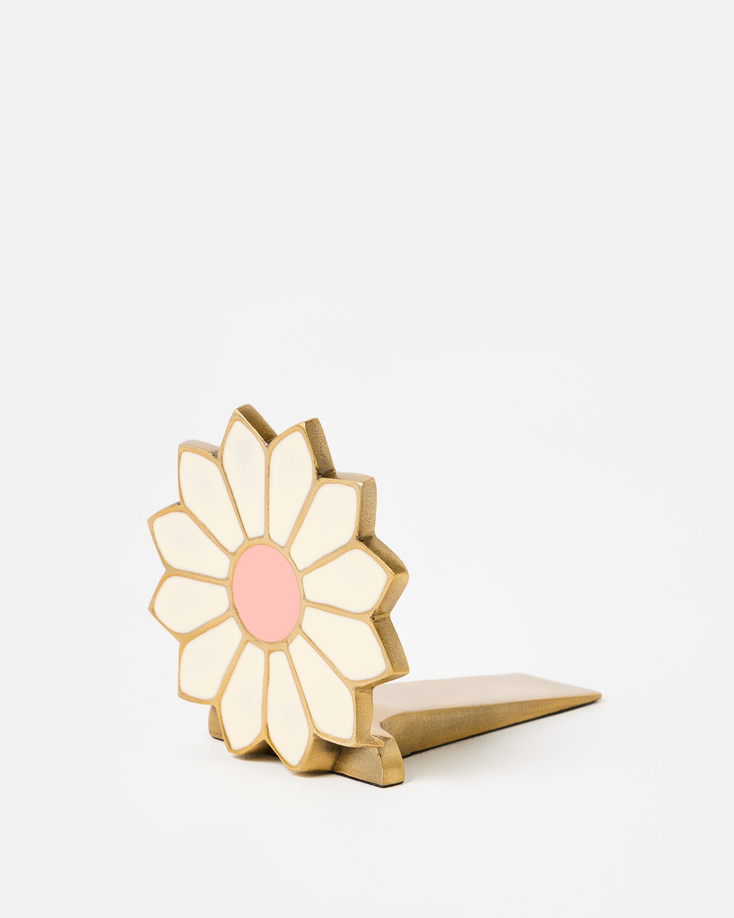 Flower Gold Metal Doorstop | Oliver Bonas | Oliver Bonas (Global)