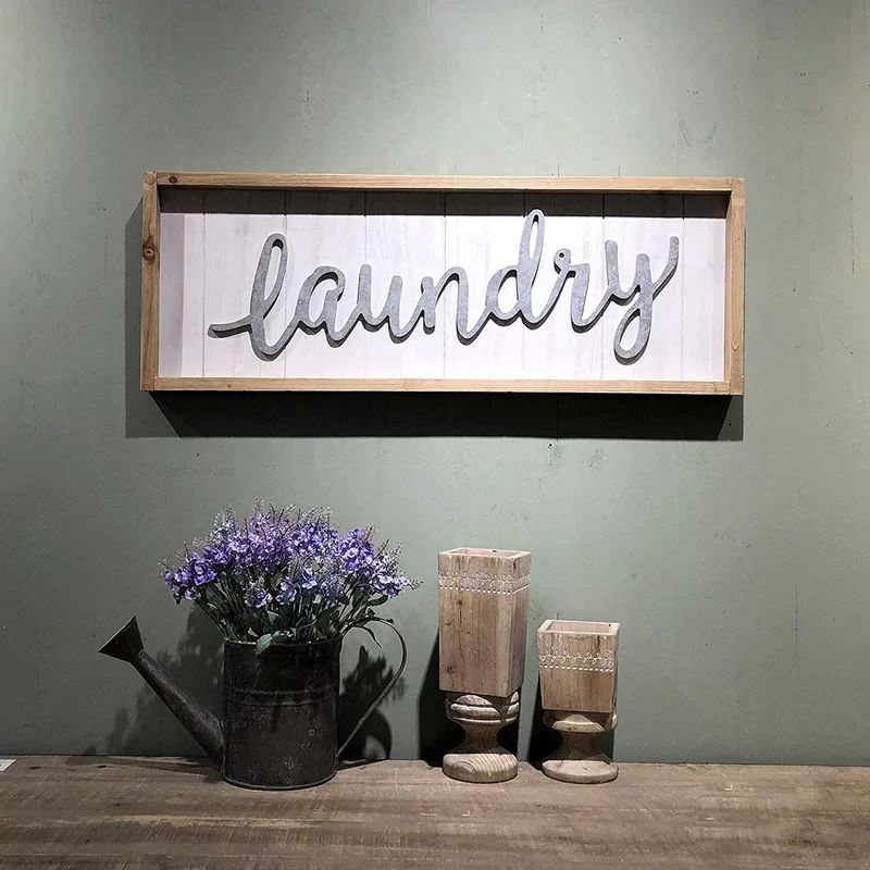 Laundry Sign Wall Décor | Wayfair North America