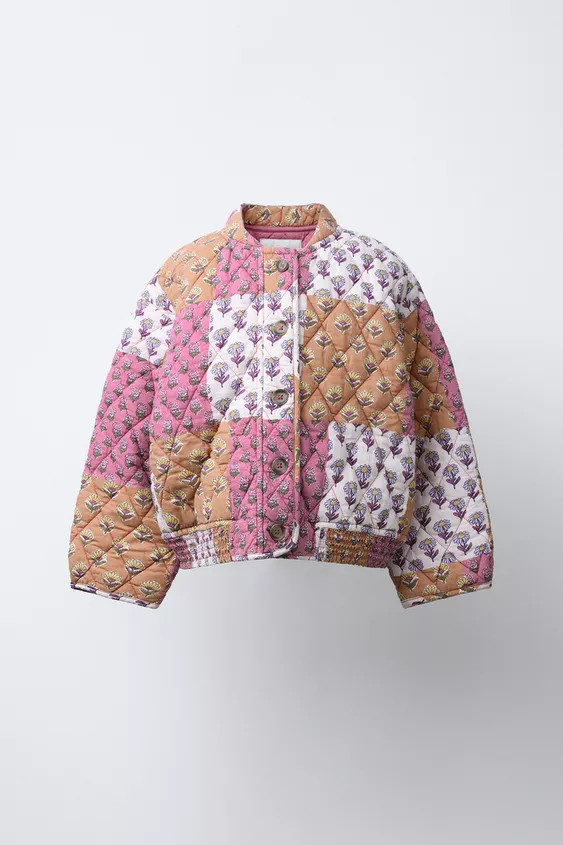 PATCHWORK BOMBER JACKET | Zara US