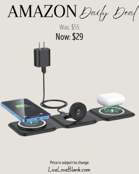 Amazon daily deal 
Amazon charger under $30
Charge your phone, watch and air pods with one devise!
Prices subject to change
Commissionable link 
Mother’s Day gift idea



#LTKfindsunder50 #LTKsalealert #LTKtravel
