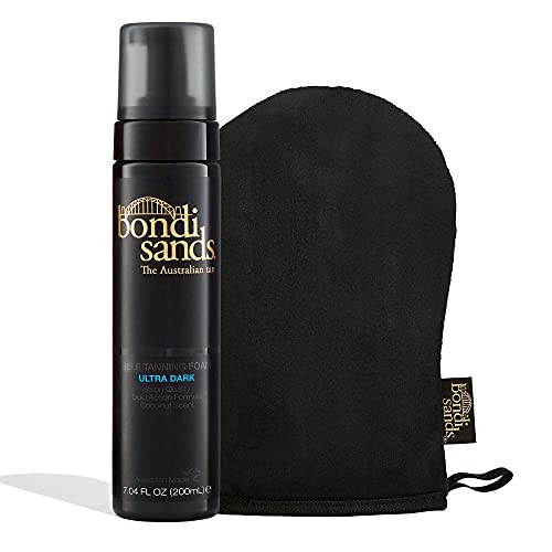 Bondi Sands Ultra Dark Self Tanning Foam + Application Mitt | Includes Lightweight Sunless Foam + Reusable Mitt for a Flawless Finish ($32 Value) | Amazon (US)