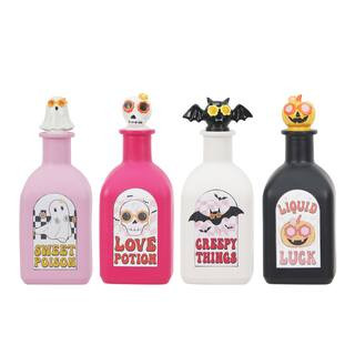 Assorted 7" Spooky Glass Bottle Tabletop Décor by Ashland®, 1pc. | Michaels Stores