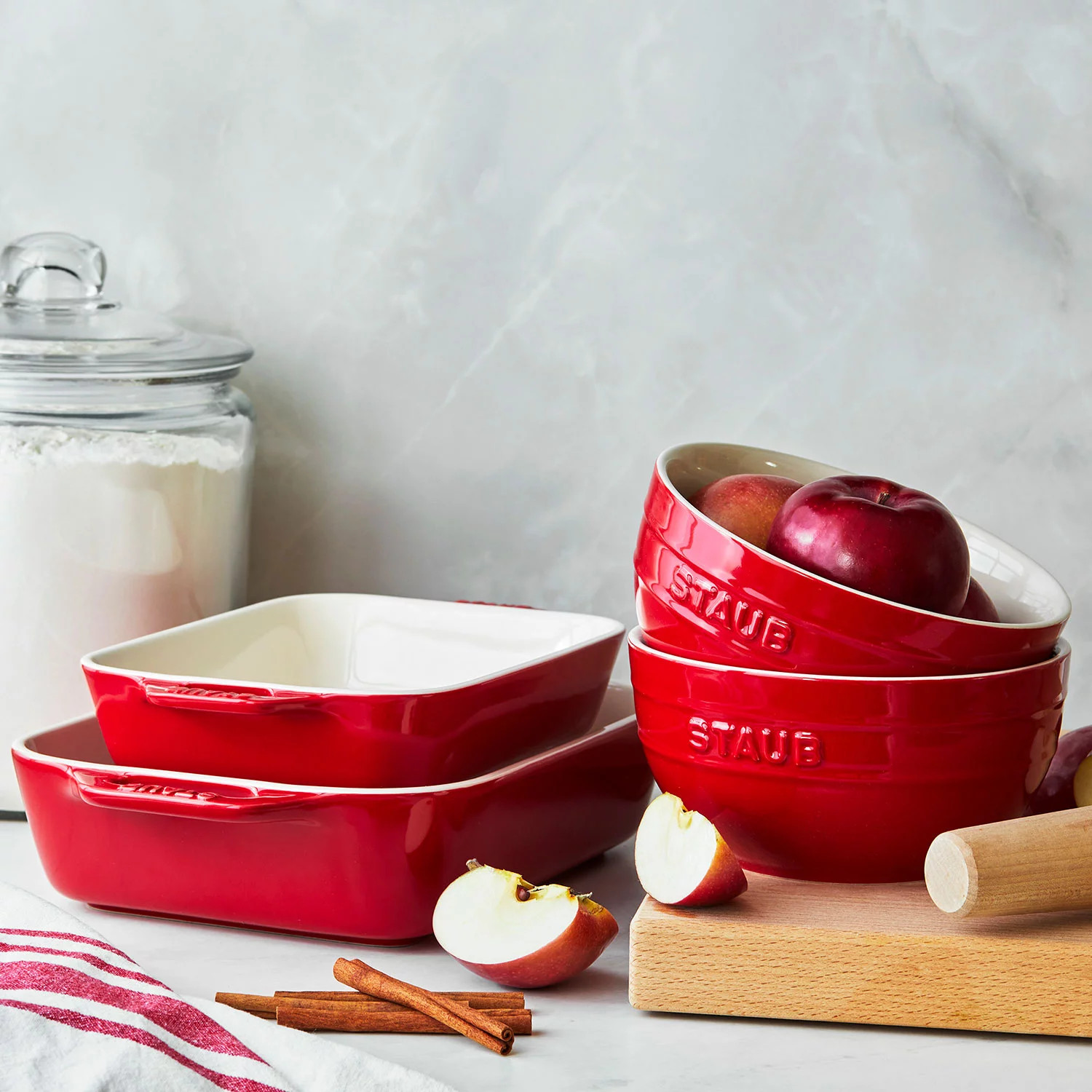 Staub Ceramic 4-Piece Baking & Bowls Set | Sam's Club