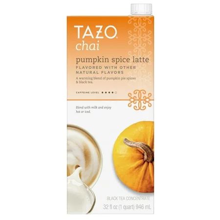 Tazo Chai Pumpkin Spice Latte, Tea Concentrate, 32 Oz | Walmart (US)