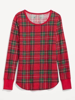 Waffle-Knit Pajama Top for Women | Old Navy (US)