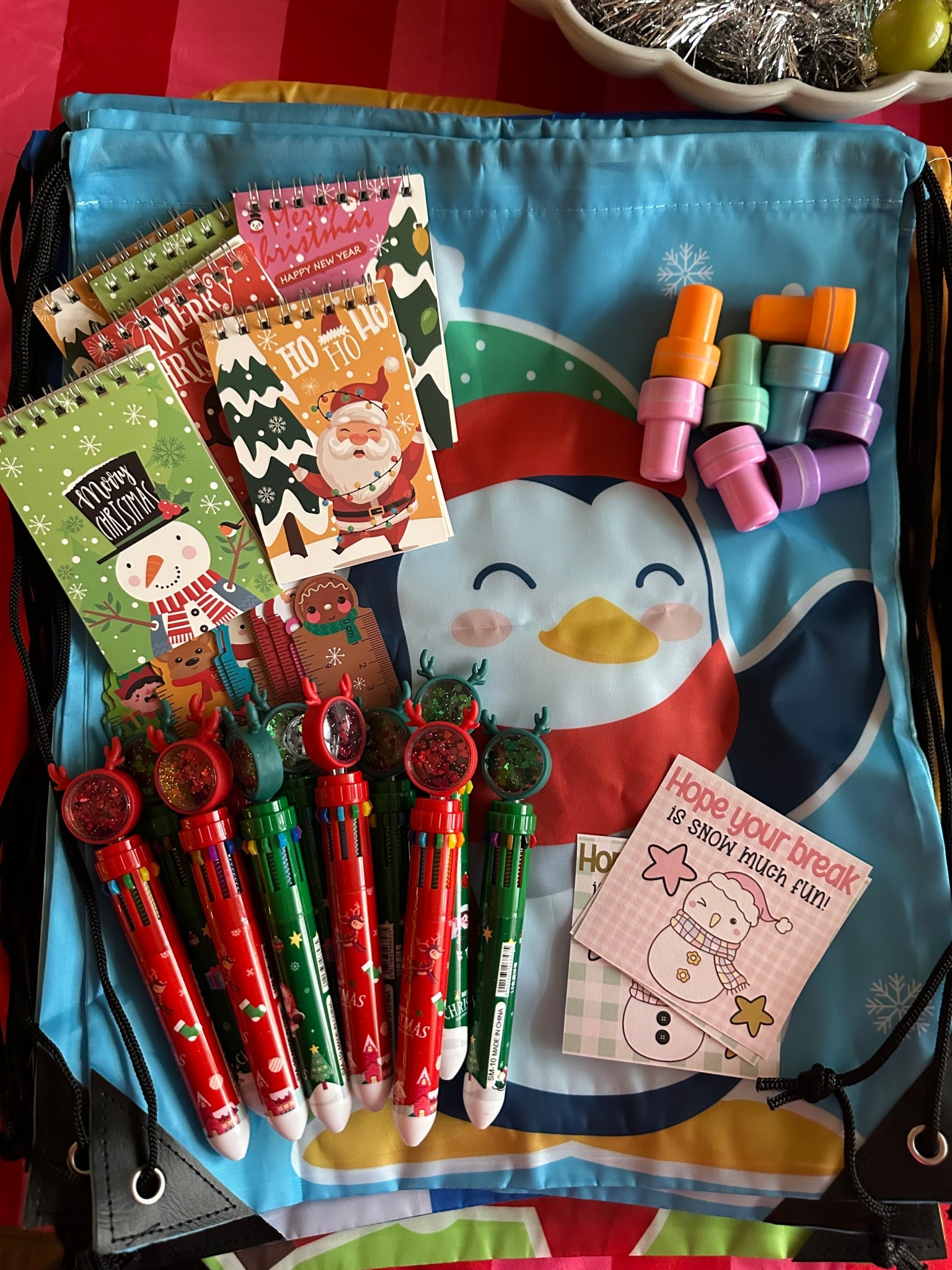 Loving these class favors ideas for Christmas parties for school. These are so cute with these mini back packs and shaker pens

#LTKHoliday #LTKSeasonal #LTKKids
