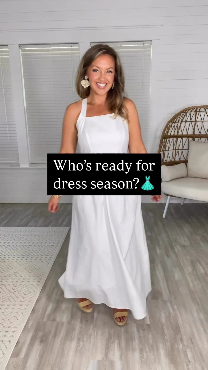 Who is ready for dress season?? I know I am!! I love this romantic halter dress from Amazon! I am 5’5” size 8 34DD wearing a Medium in this dress ! It comes in some other gorgeous spring colors too!  Consider sizing down one size if you are smaller chested!   This would make a gorgeous dress for bride to be for an engagement brunch, wedding shower , or luncheon !


#amazonfashion
#amazondress
#springdress
#whitedress
#halterdress
#summerdress
#beachoutfit
#familypictures

#LTKMidsize #LTKWedding #LTKFindsUnder50