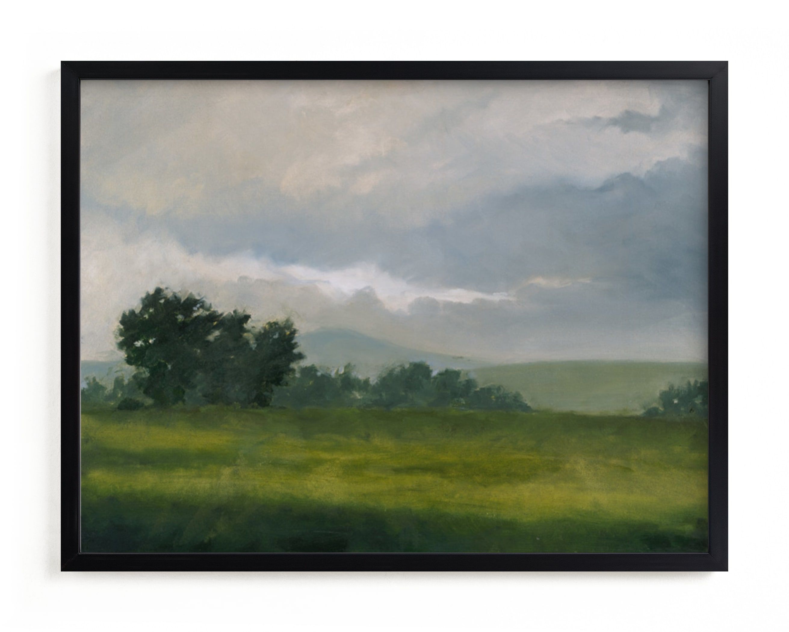 "Broken Clouds" - Painting Limited Edition Art Print by Stephanie Goos Johnson. | Minted