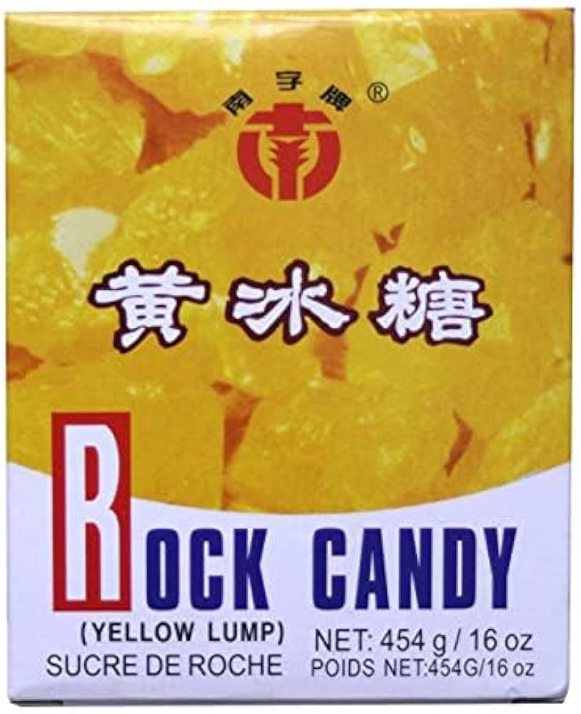 黄冰糖 Lung Po Rock crystals Candy Sugar (Yellow Lump Raw Cane Sugar) 16oz | Amazon (US)
