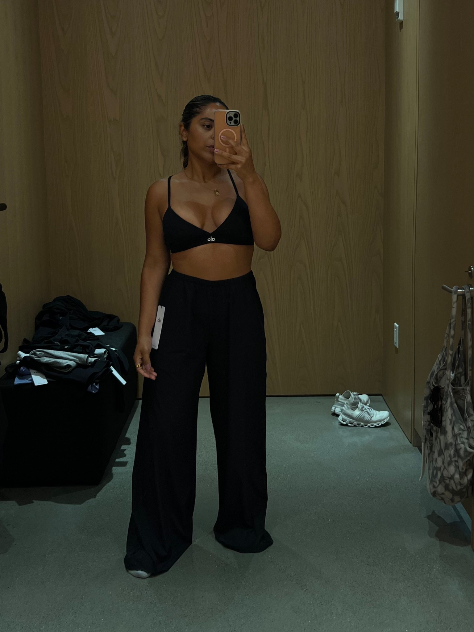 Splendor bra with the breezy wide leg pants! I also grabbed the matching Cropped Breezy Full-Zip! 
Pants: small 
Bra: medium 
jacket: xs

#LTKMidsize #LTKActive #LTKPetite