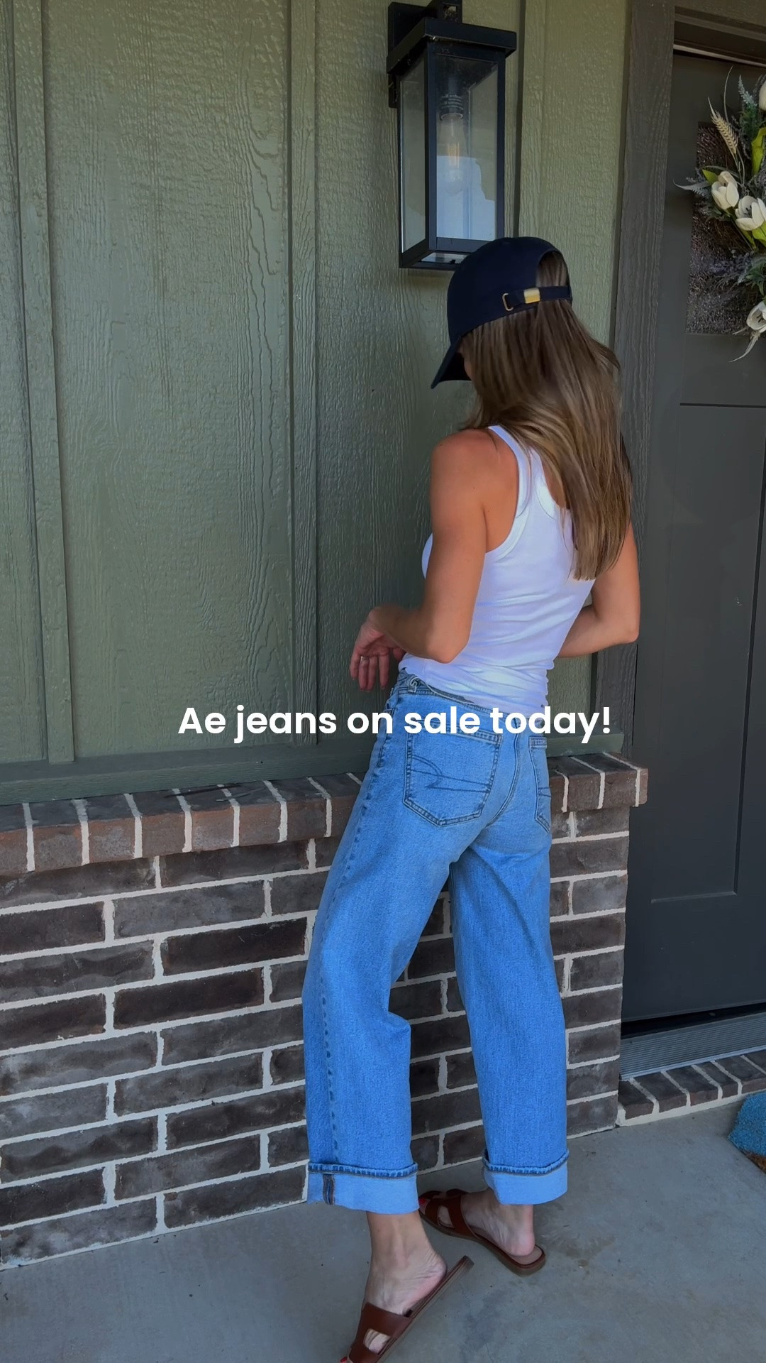 My jeans are on sale today for a great price! I’m 5 4” and cuffed the bottom. I ordered the regular length. Small amount of stretch

#americaneaglejeans #denim

#LTKPetite #LTKootd