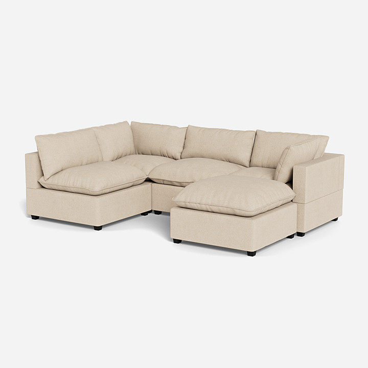 Kova L-Shape + Ottoman | Albany Park