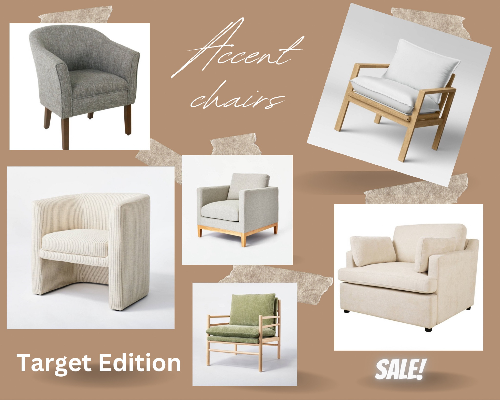 So many good accent chairs at Target right now!! 

#LTKHome