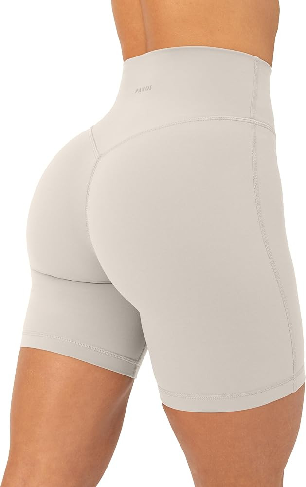 Buttery Soft Yoga Workout Shorts for Women - High Waisted Butt Sculpting 4" & 6" Gym Biker Shorts... | Amazon (US)