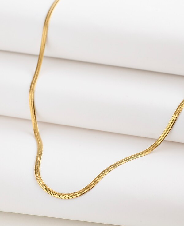 Demi-Fine Skinny Herringbone Chain | Madewell | Madewell