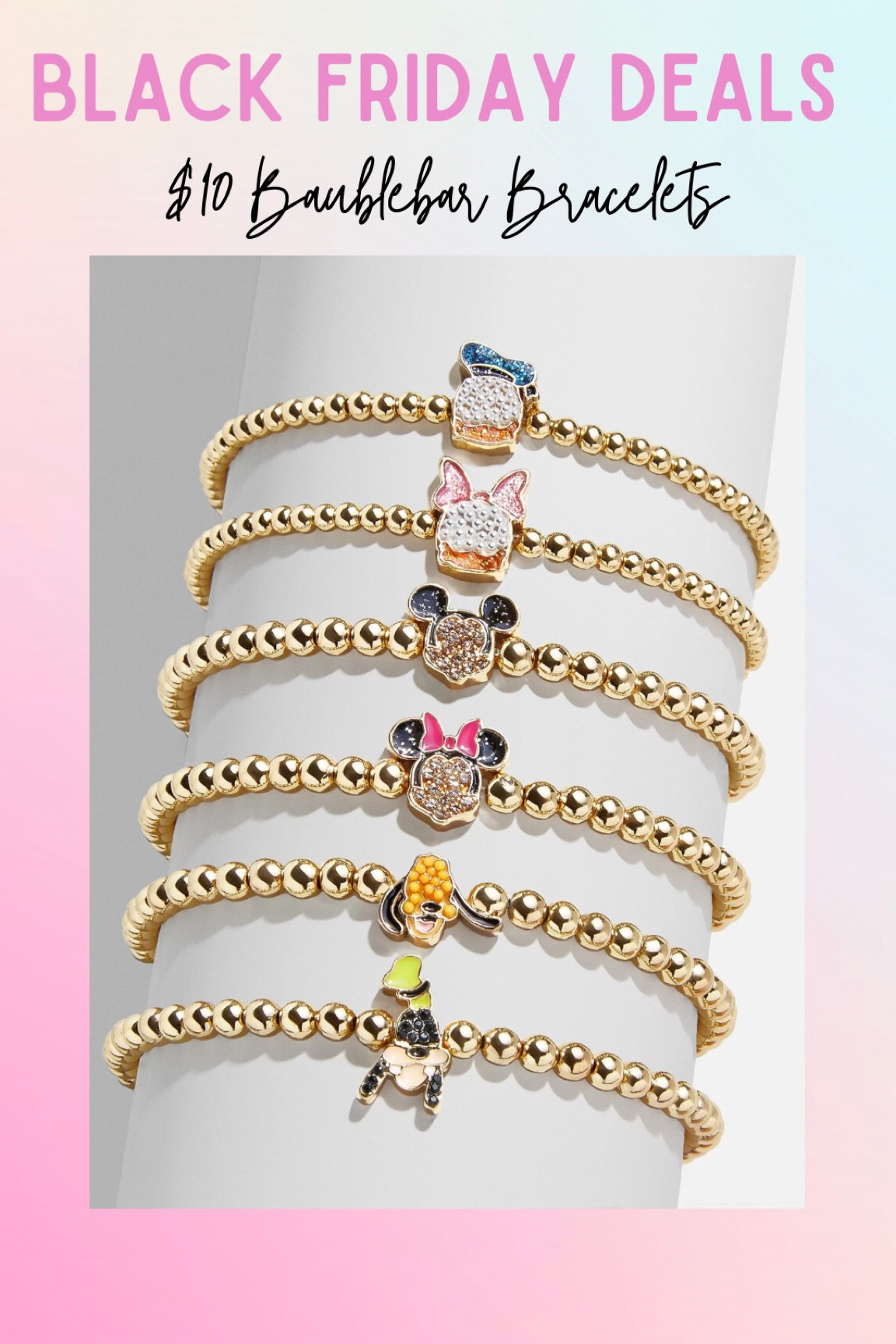 Disney Bracelets from Baublebar. Originally $30

#LTKGiftGuide #LTKsalealert #LTKHoliday