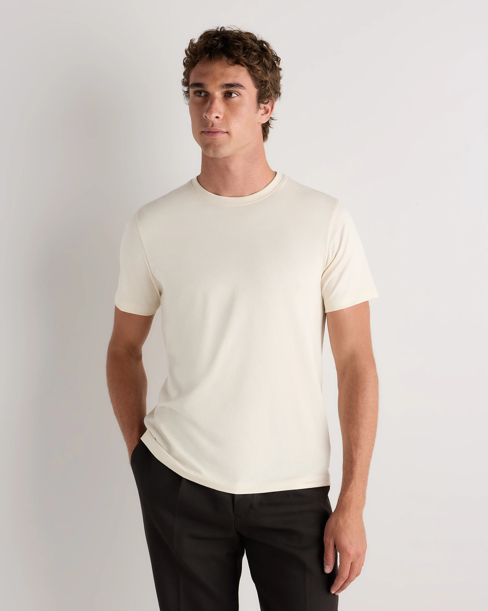 Quince | Men's 100% Pima Cotton Luxe Touch T-Shirt in Deep Navy, Size XL | Quince