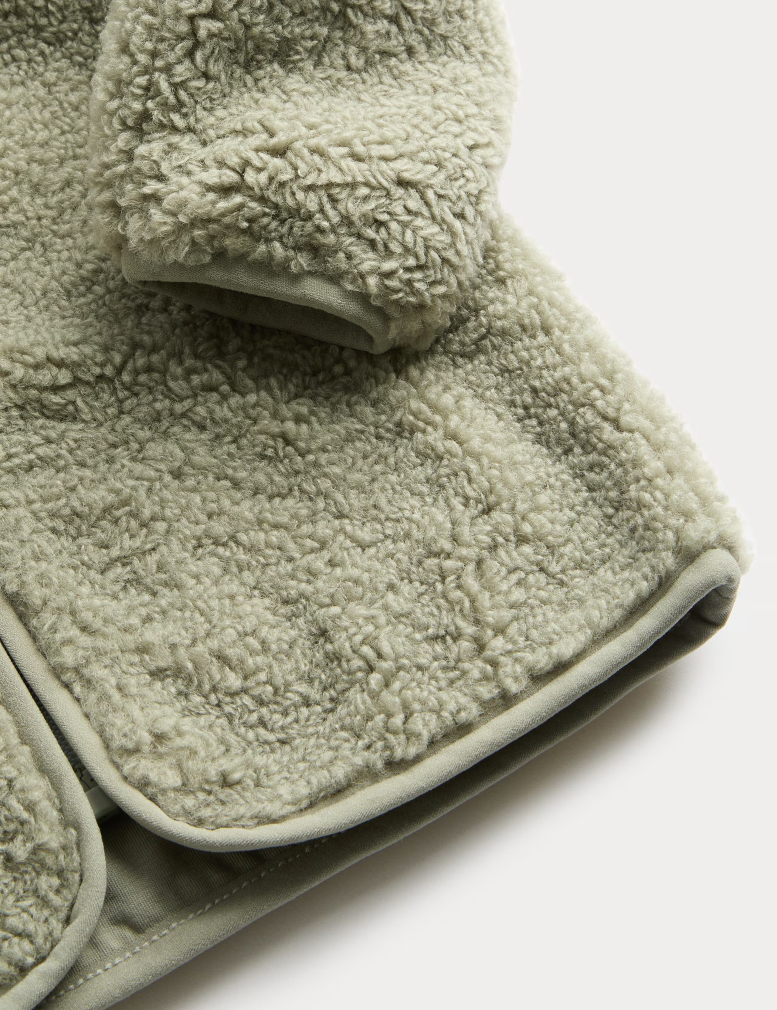 Hooded Borg Zip Jacket (0-3 Yrs) | M&S Collection at M&S | Marks & Spencer (UK)