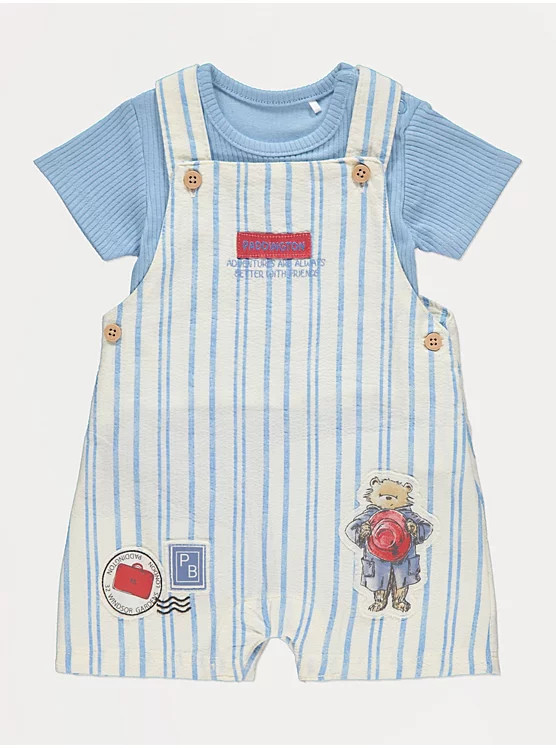 Paddington Bear Dungarees and Bodysuit Outfit
Price is now
£14

(
0
)

Size guide
Choose size

First Size

0-3 Mths

3-6 Mths

6-9 Mths

9-12 Mths

12-18 Mths

18-24 Mths

CHOOSE SIZE
Find in store
Collection & Delivery Options
FREE Click & Collect Available
Next Day Delivery from £5.50
FREE Returns available
 | George