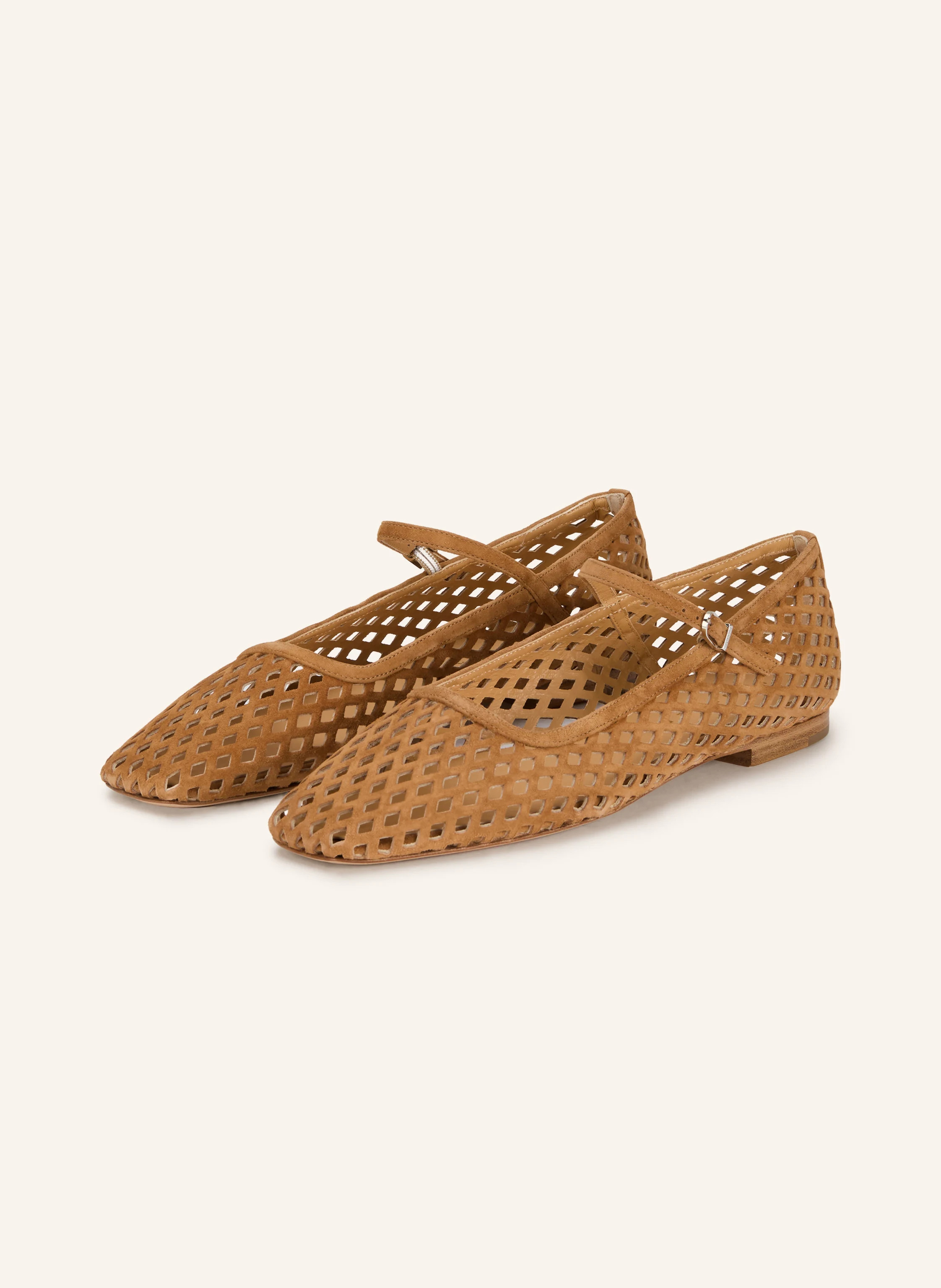 UN\u00dcTZER Mary-Jane-Ballerinas in cognac | Breuninger (DACH)