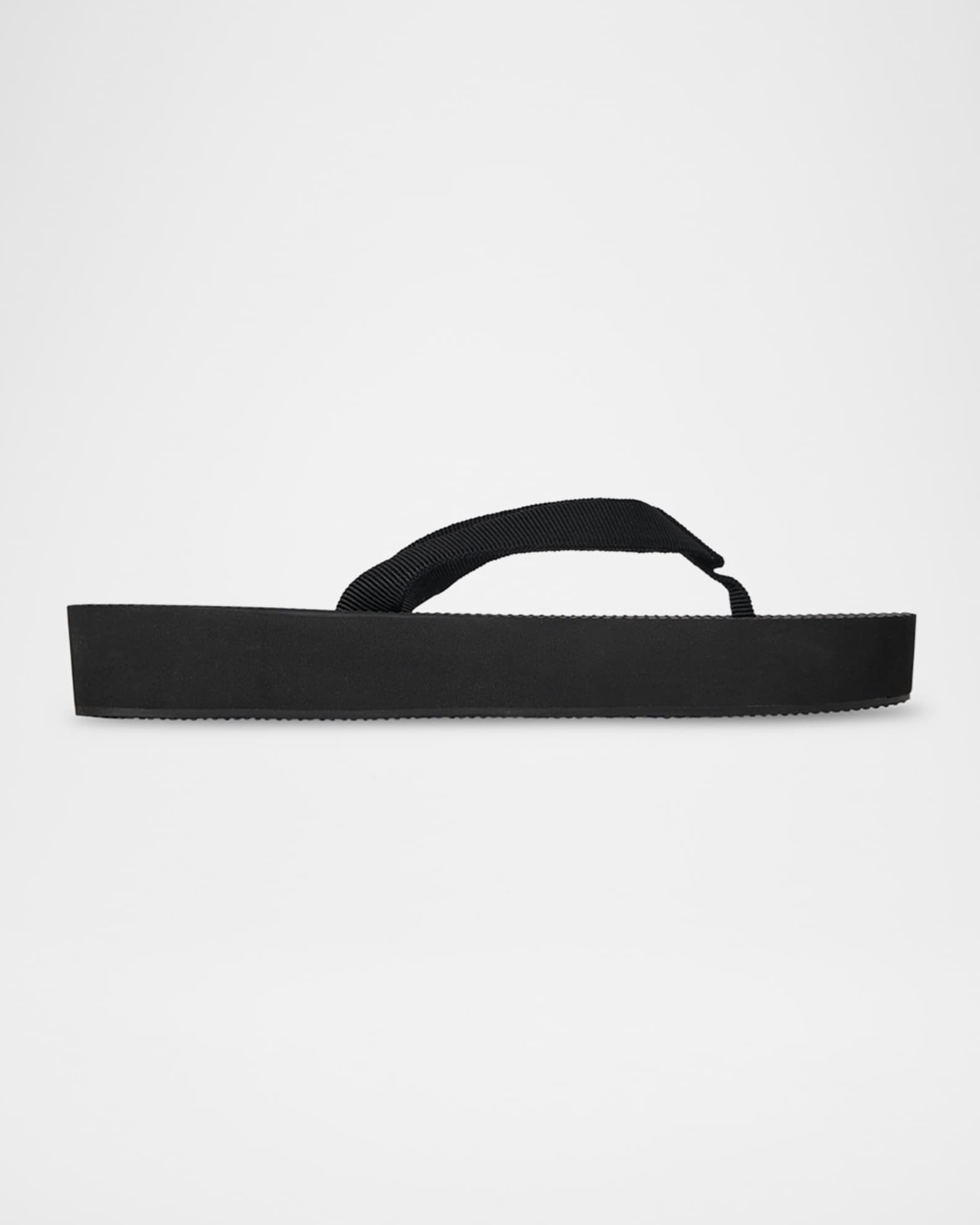 Dune Cotton Flatform Thong Sandals | Neiman Marcus