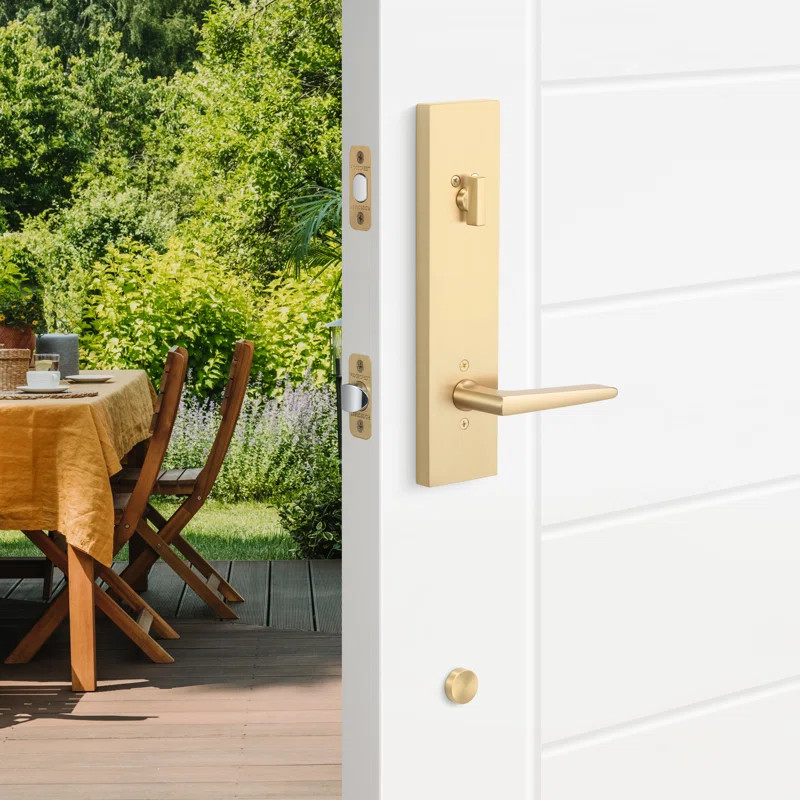 Ridgecrest Mountain Turin Handleset with Deadbolt | Wayfair North America